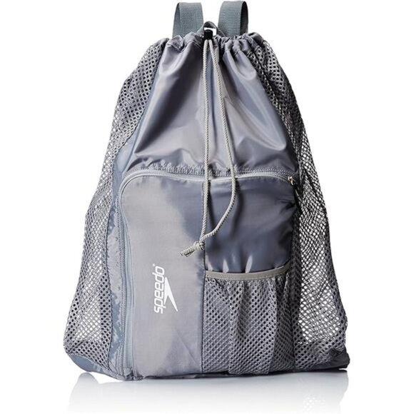 Unisex-Adult Drawstring Deluxe Ventilator Mesh Equipment Bag - Picture 4 of 4